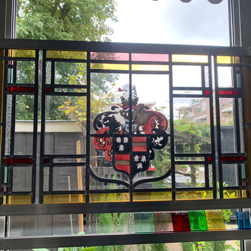 glas in lood deurpaneel raam restauratie Den Haag ’s-Gravenhage en omgeving