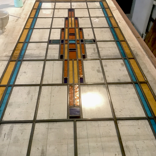 glas in lood deurpaneel raam restauratie Den Haag ’s-Gravenhage en omgeving